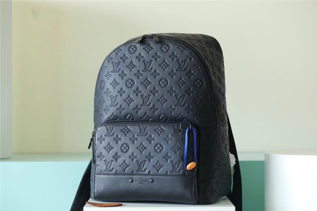 Louis Vuitton Racer Backpack Monogram Shadow Black For Men, Men’s Bags 41cm