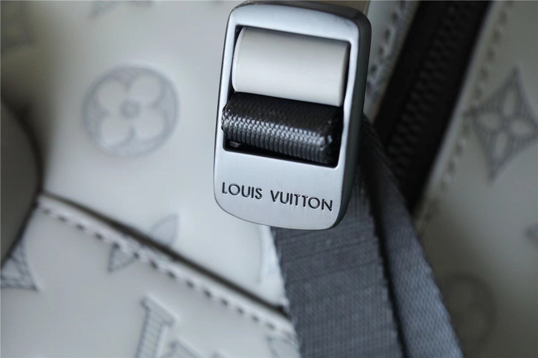 Louis Vuitton Racer Backpack Monogram Shadow Grey For Men, Men’s Bags 41cm