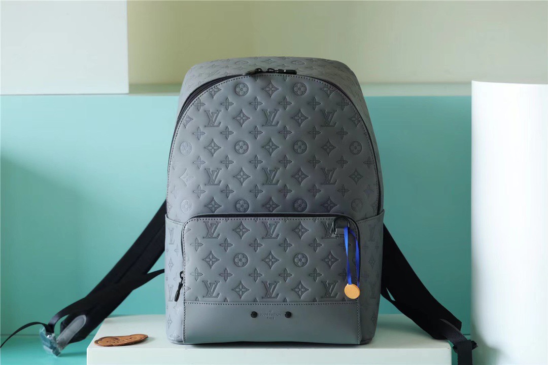 Louis Vuitton Racer Backpack Monogram Shadow Grey For Men, Men’s Bags 41cm