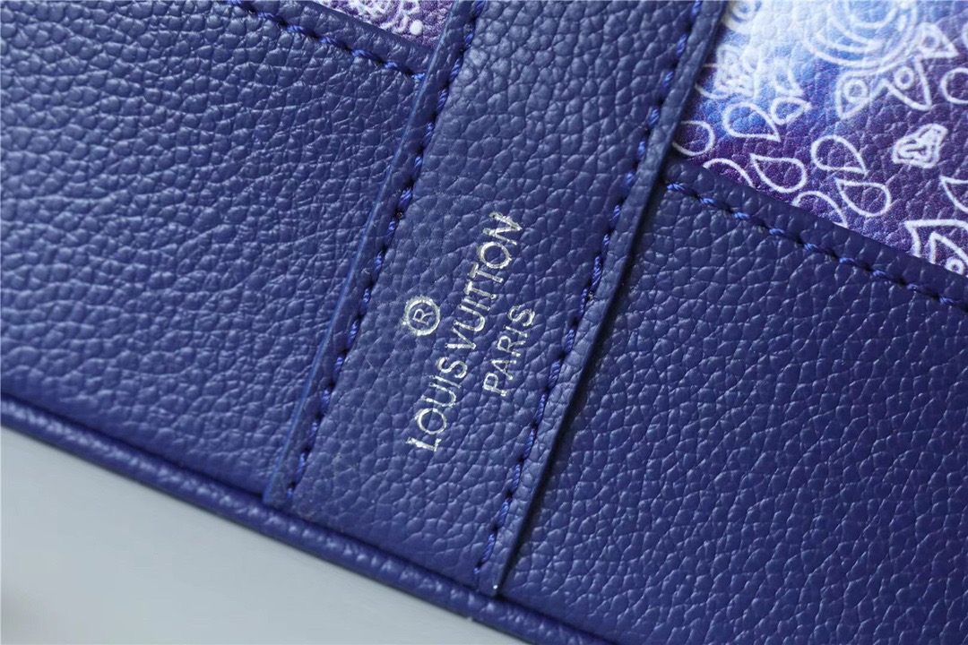 Louis Vuitton Randonee Messenger Monogram Stripes Blue For Men, Men’s Bags, Shoulder And Crossbody Bags 10.4in/26cm LV 