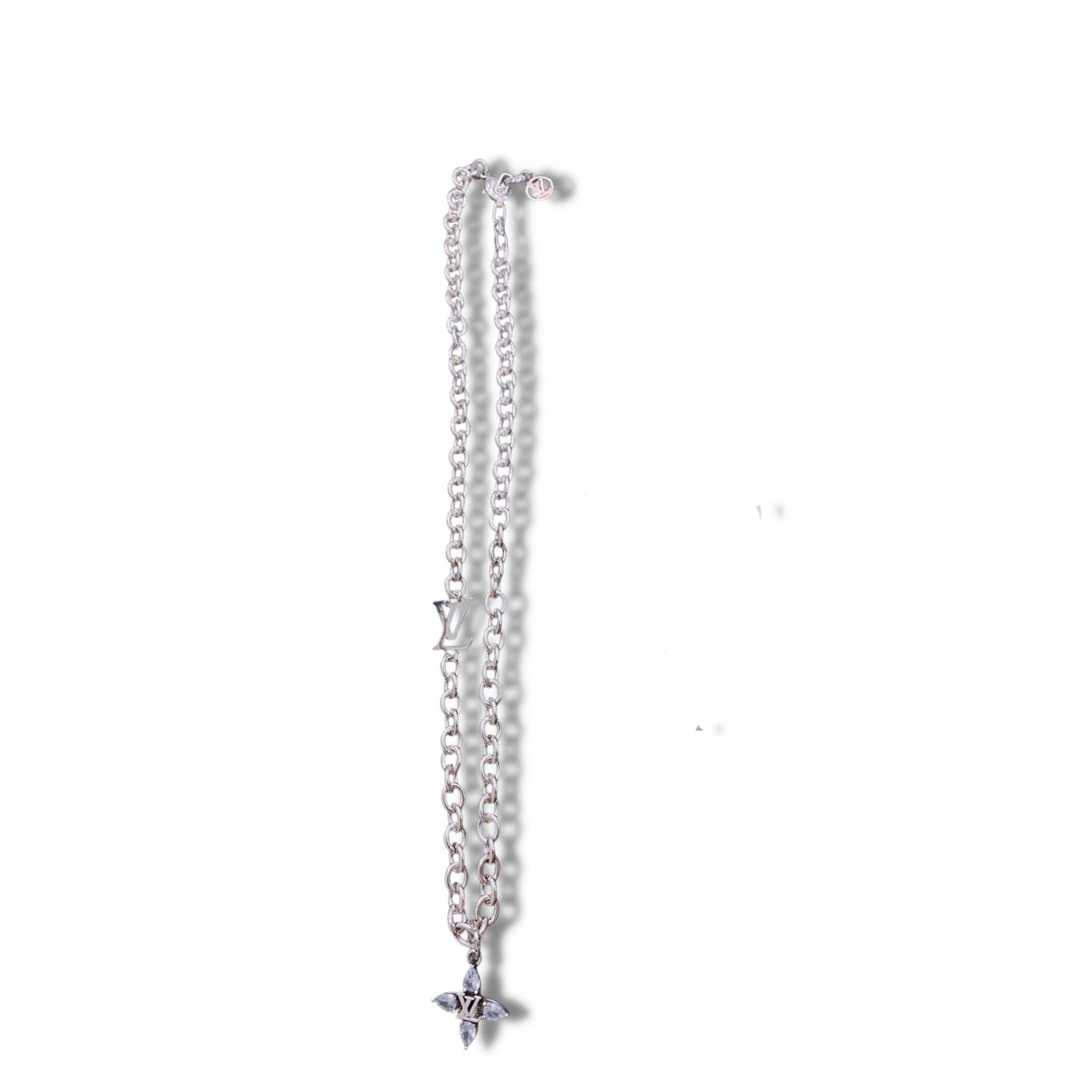 Louis Vuitton Retro Moda Imprescindible Necklace Silver For Women
