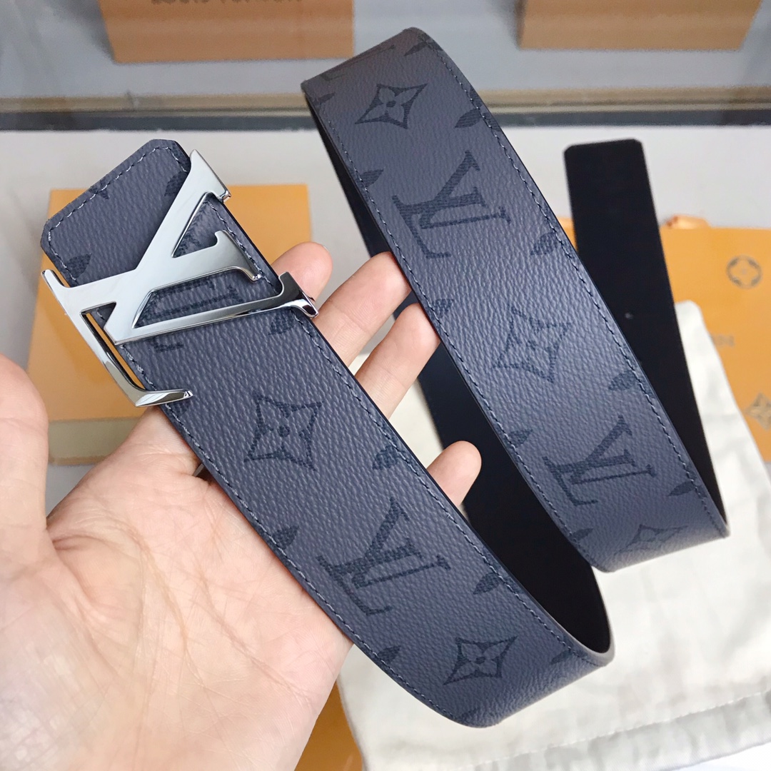 Louis Vuitton Reversible LV Belt Monogram Eclipse LV Women Belt