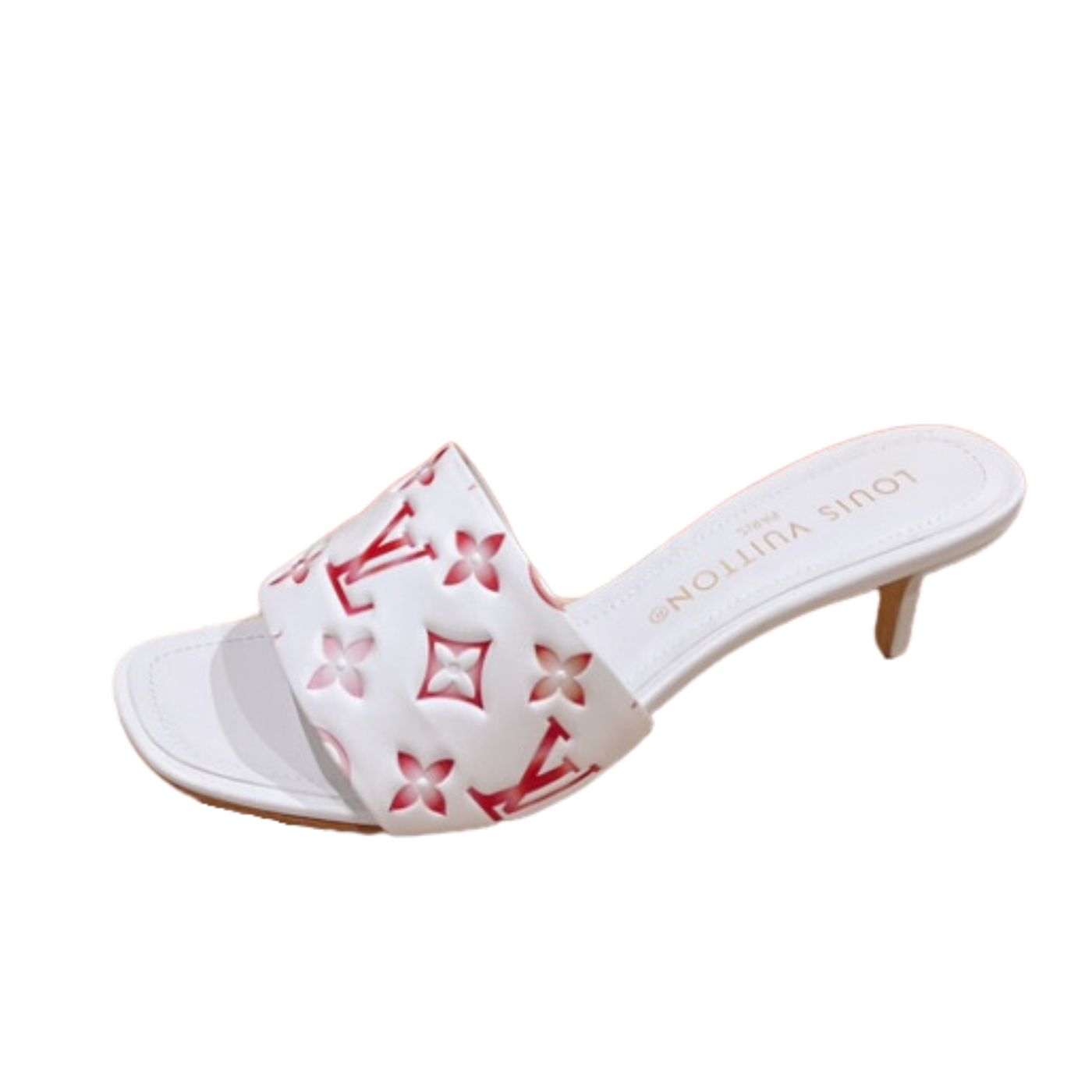 Louis Vuitton Revival Mule White For Women – ougold