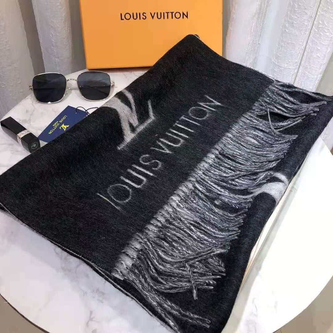 Louis Vuitton Reykjavik Scarf Black For Women