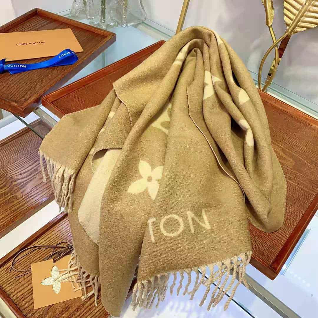 Louis Vuitton Reykjavik Scarf Brown For Women