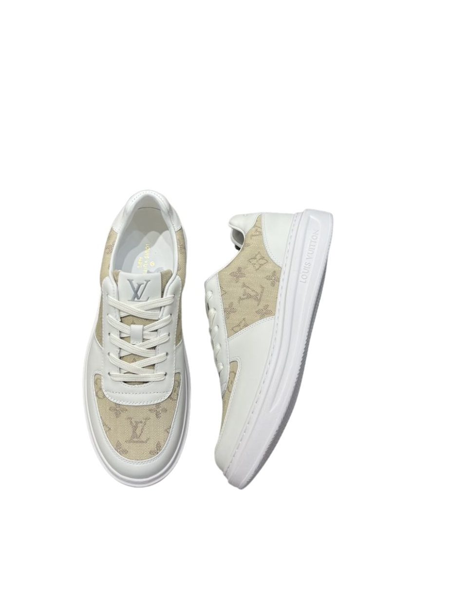 Louis Vuitton Rivoli Sneaker Beige For Men