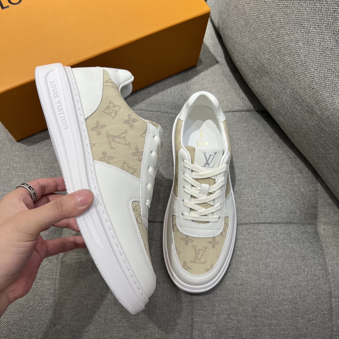 Louis Vuitton Rivoli Sneaker Beige For Men