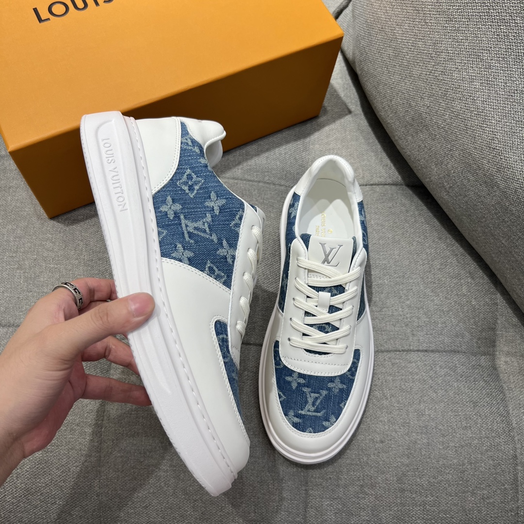 Louis Vuitton Rivoli Sneaker Blue For Men