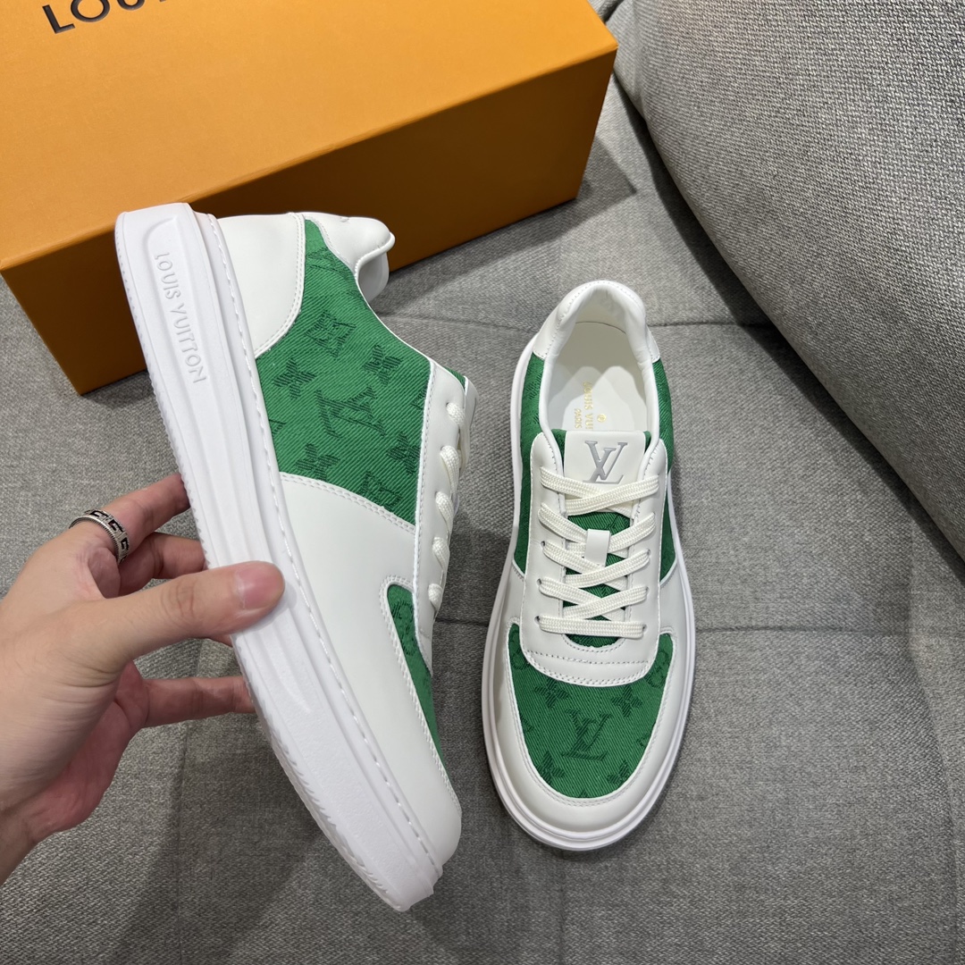 Louis Vuitton Rivoli Sneaker Green For Men 1AARZP
