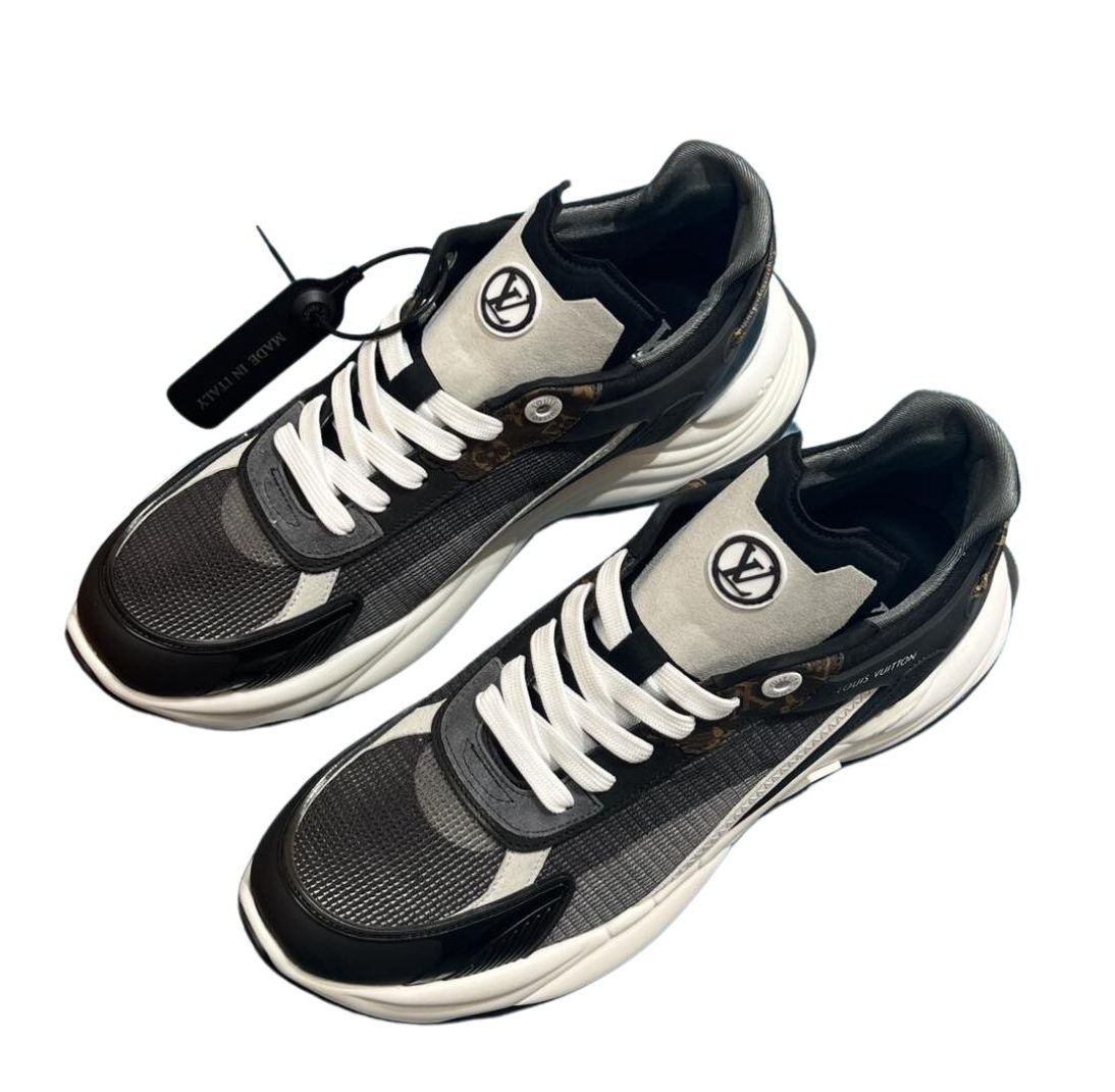 Louis Vuitton Run 55 Sneaker Black For Men