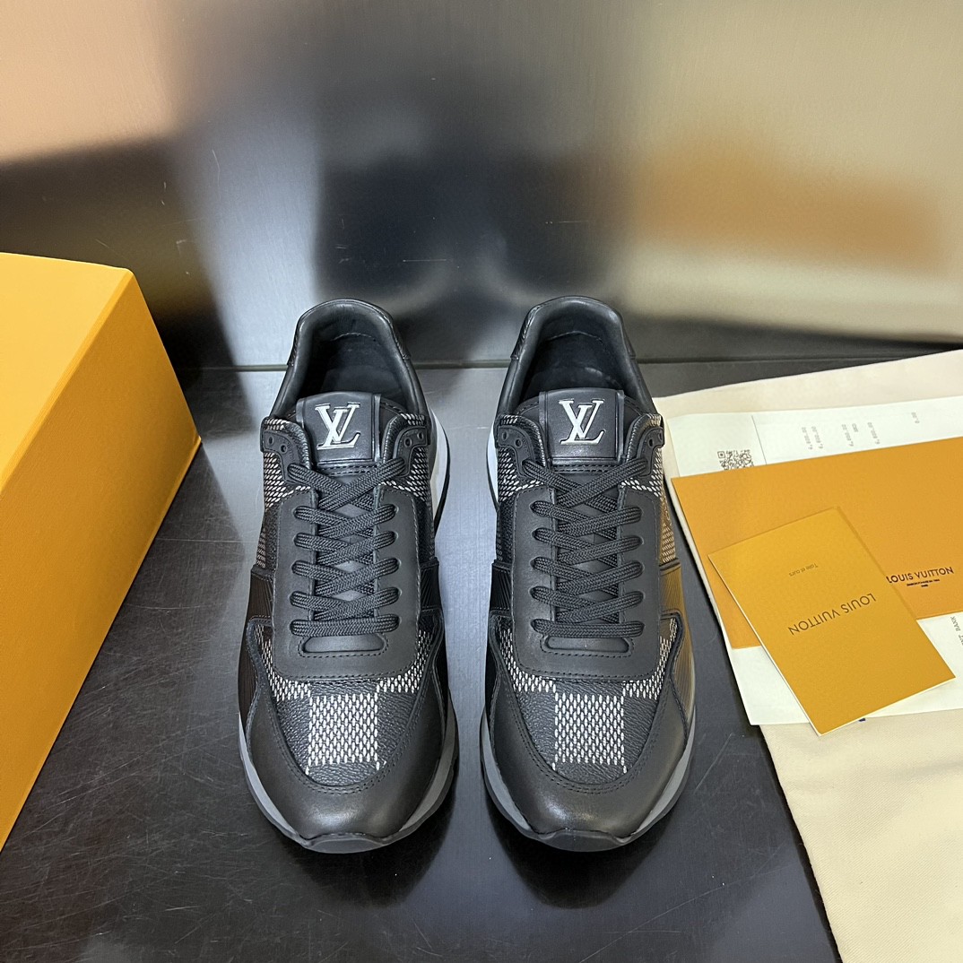 Louis Vuitton Run Away Sneaker Black For Men