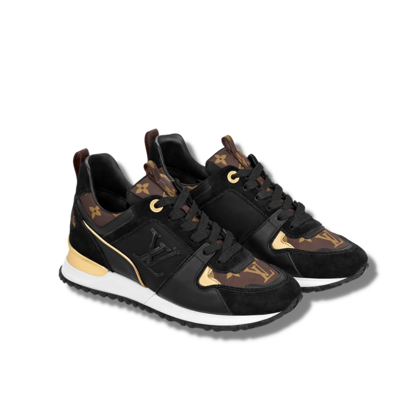 Louis Vuitton Run Away Sneaker Black For Women 1AAP3E
