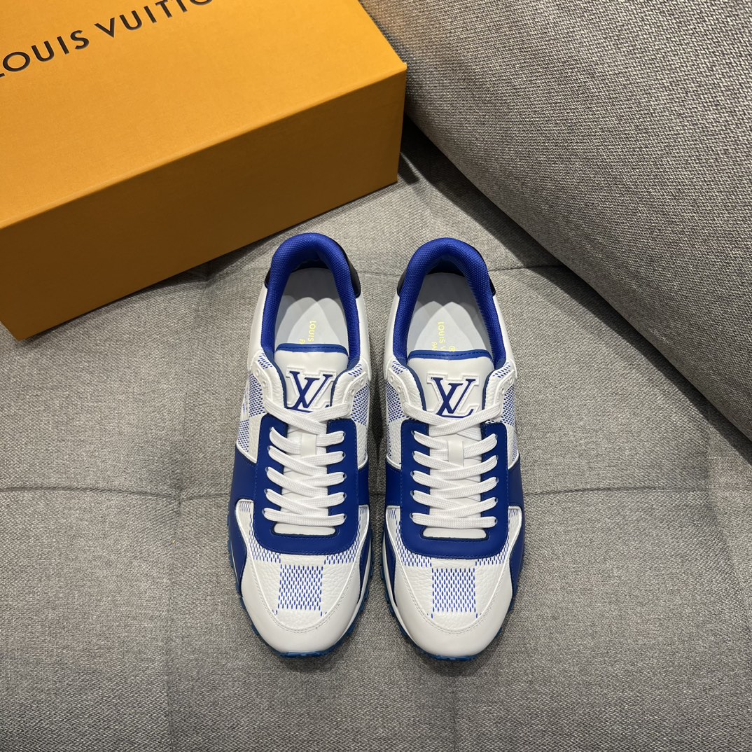 Louis Vuitton Run Away Sneaker Blue For Men