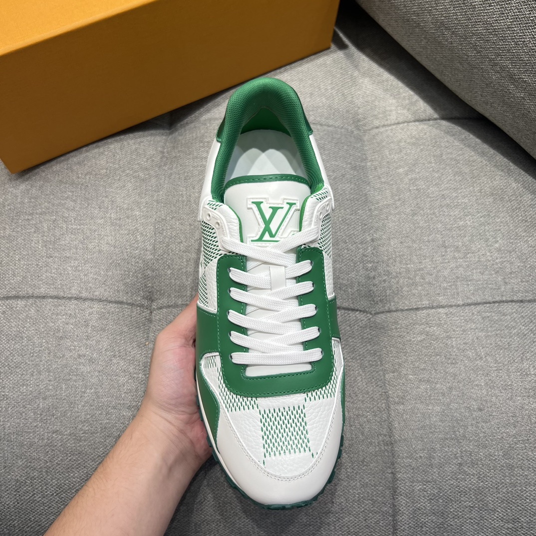 Louis Vuitton Run Away Sneaker Green For Men
