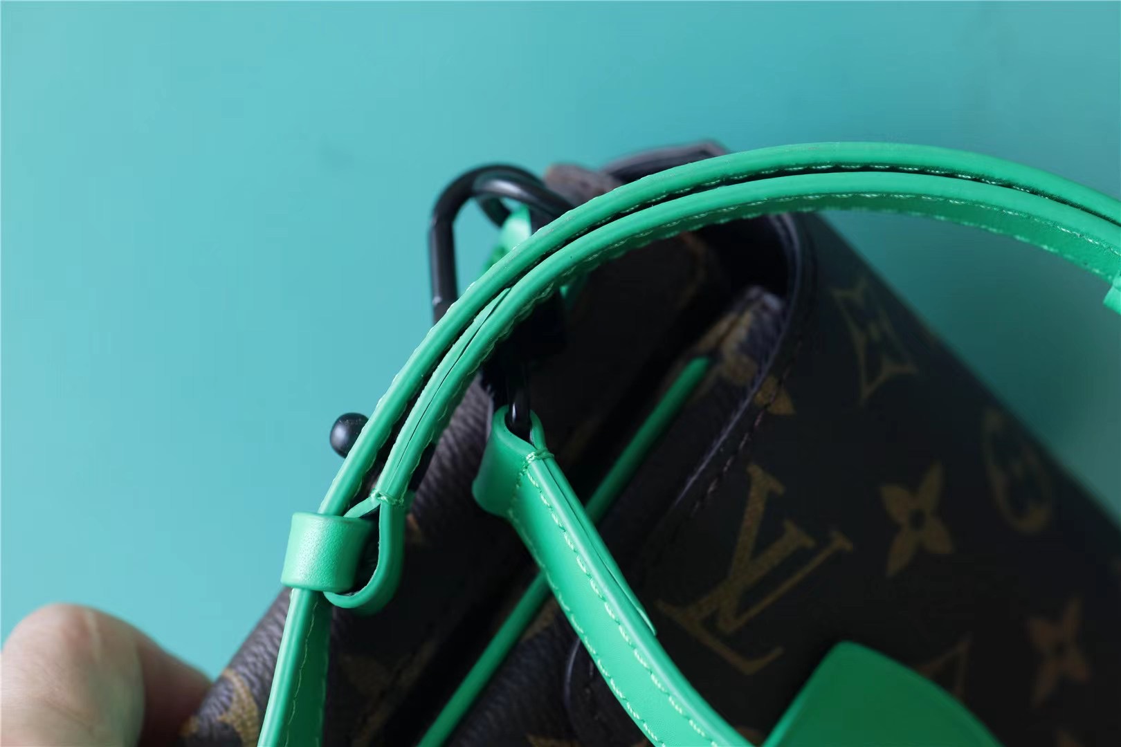 Louis Vuitton S-Lock Vertical Wearable Wallet Monogram Macassar Green For Men, Men’s Bags, Shoulder And Crossbody Bags 7.5in/19cm LV