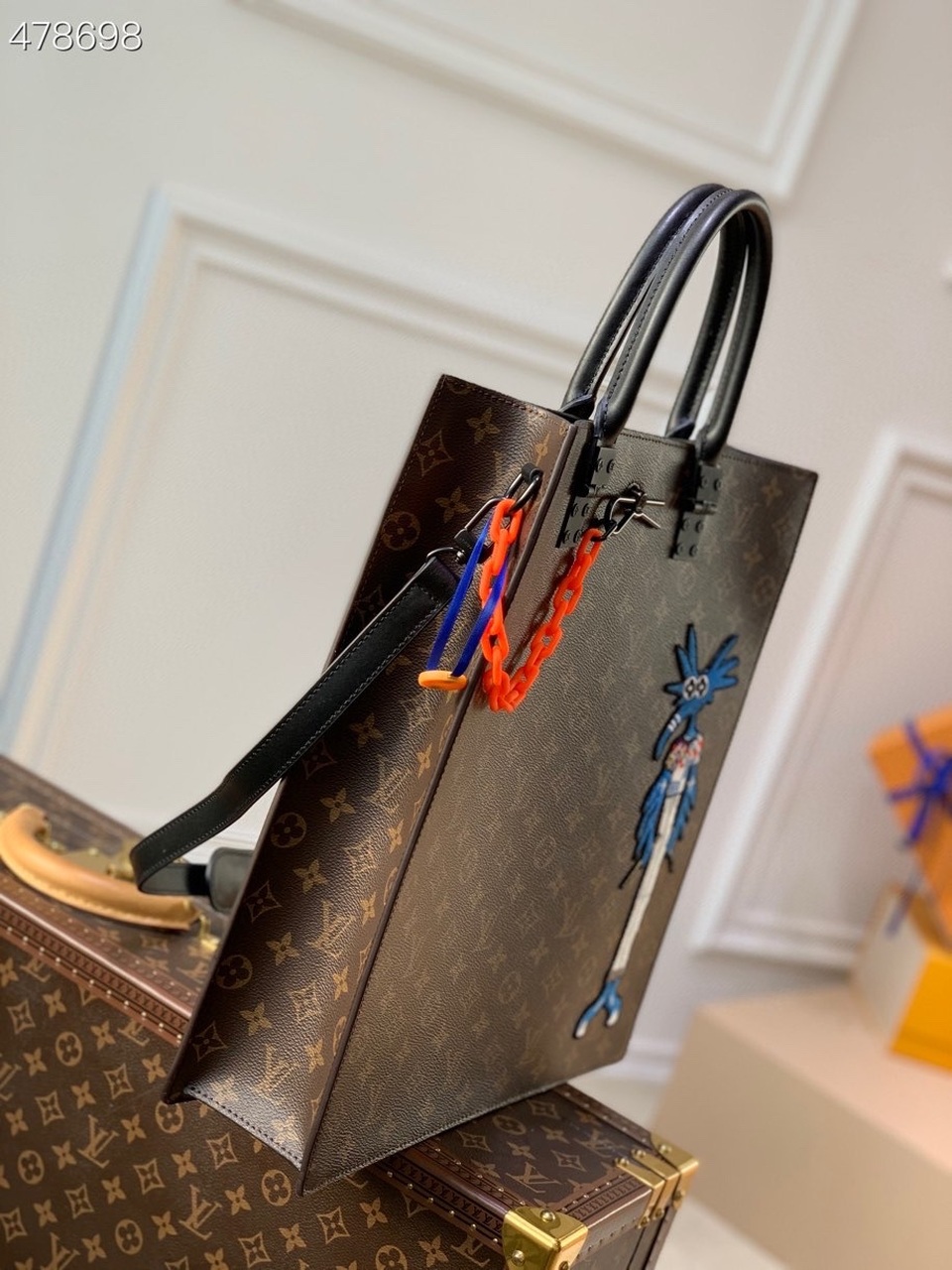 Louis Vuitton Sac Plat Bag Monogram Canvas By Virgil Abloh For Women, Women’s Bags 14.1in/36cm