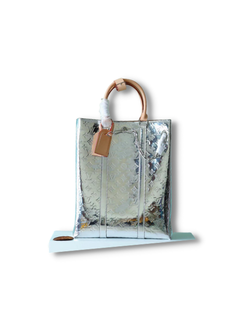 Louis Vuitton Sac Plat Mirror Monogram Reverse Silver For Men 15.7in/40cm