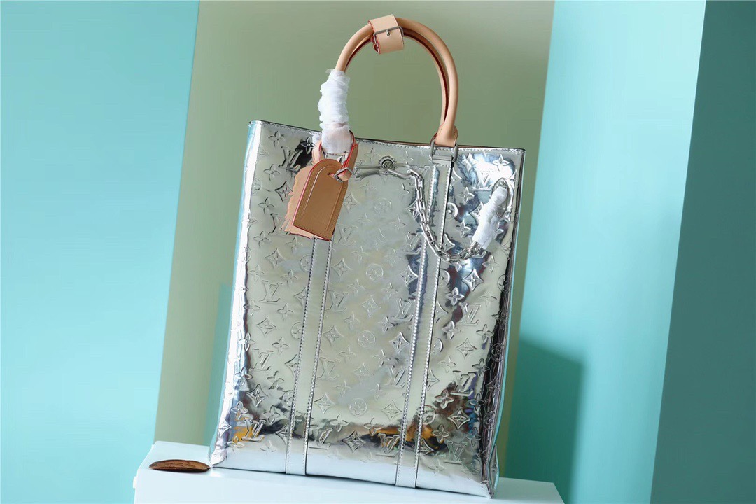 Louis Vuitton Sac Plat Mirror Monogram Reverse Silver For Men 15.7in/40cm