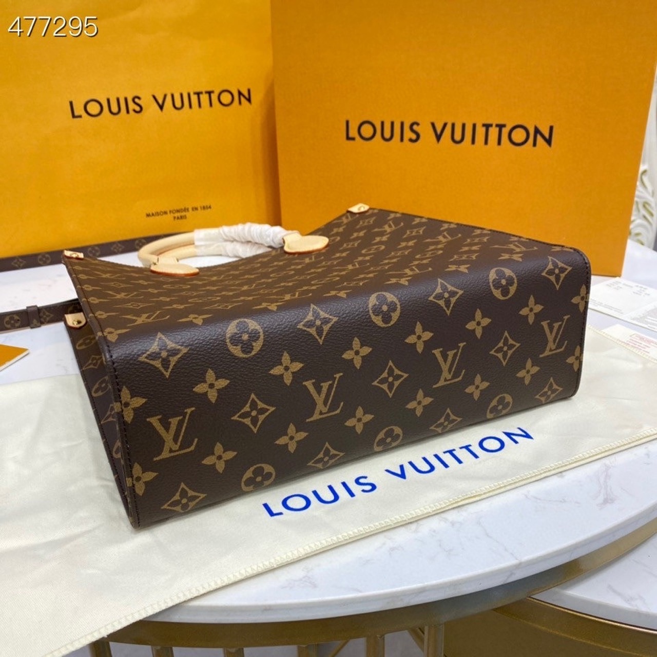 Louis Vuitton Sac Plat PM Monogram Canvas For Women, Women’s Handbags, Shoulder And Crossbody Bags 11.8in/30cm