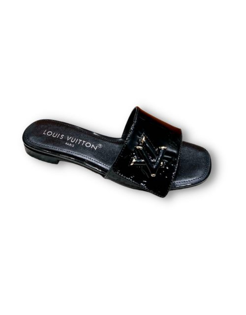 Louis Vuitton Shake Flat Mule Black For Women