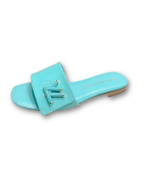 Louis Vuitton Shake Flat Mule Jade Green For Women