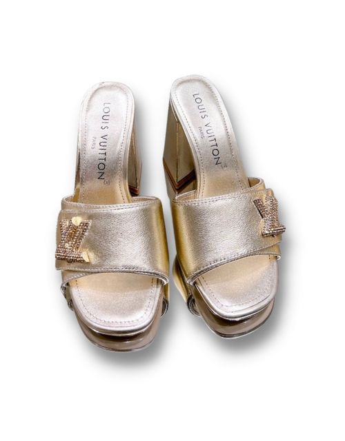 Louis Vuitton Shake Mule Gold For Women