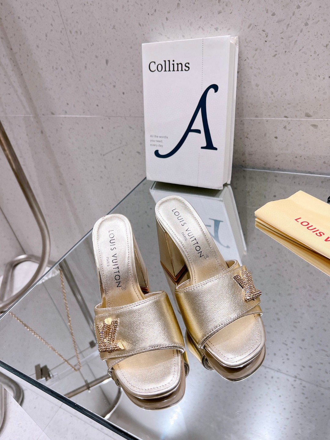Louis Vuitton Shake Mule Gold For Women