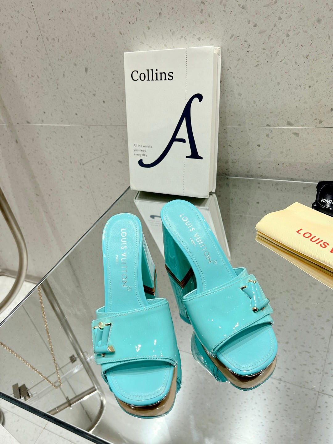 Louis Vuitton Shake Mule Jade Green For Women