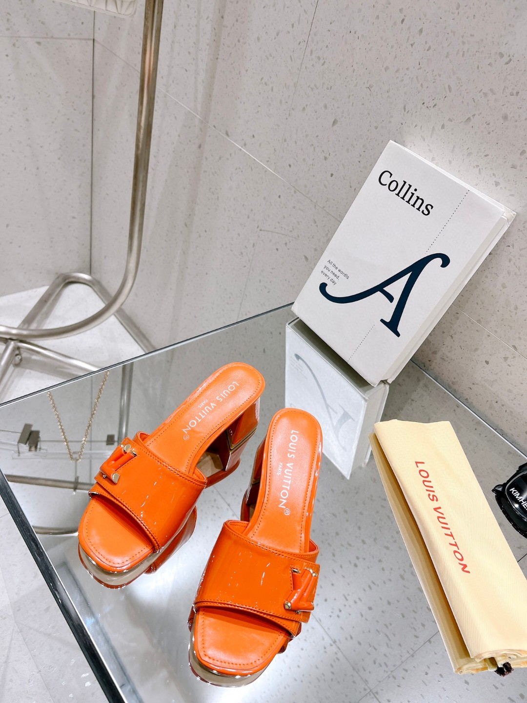 Louis Vuitton Shake Mule Orange For Women