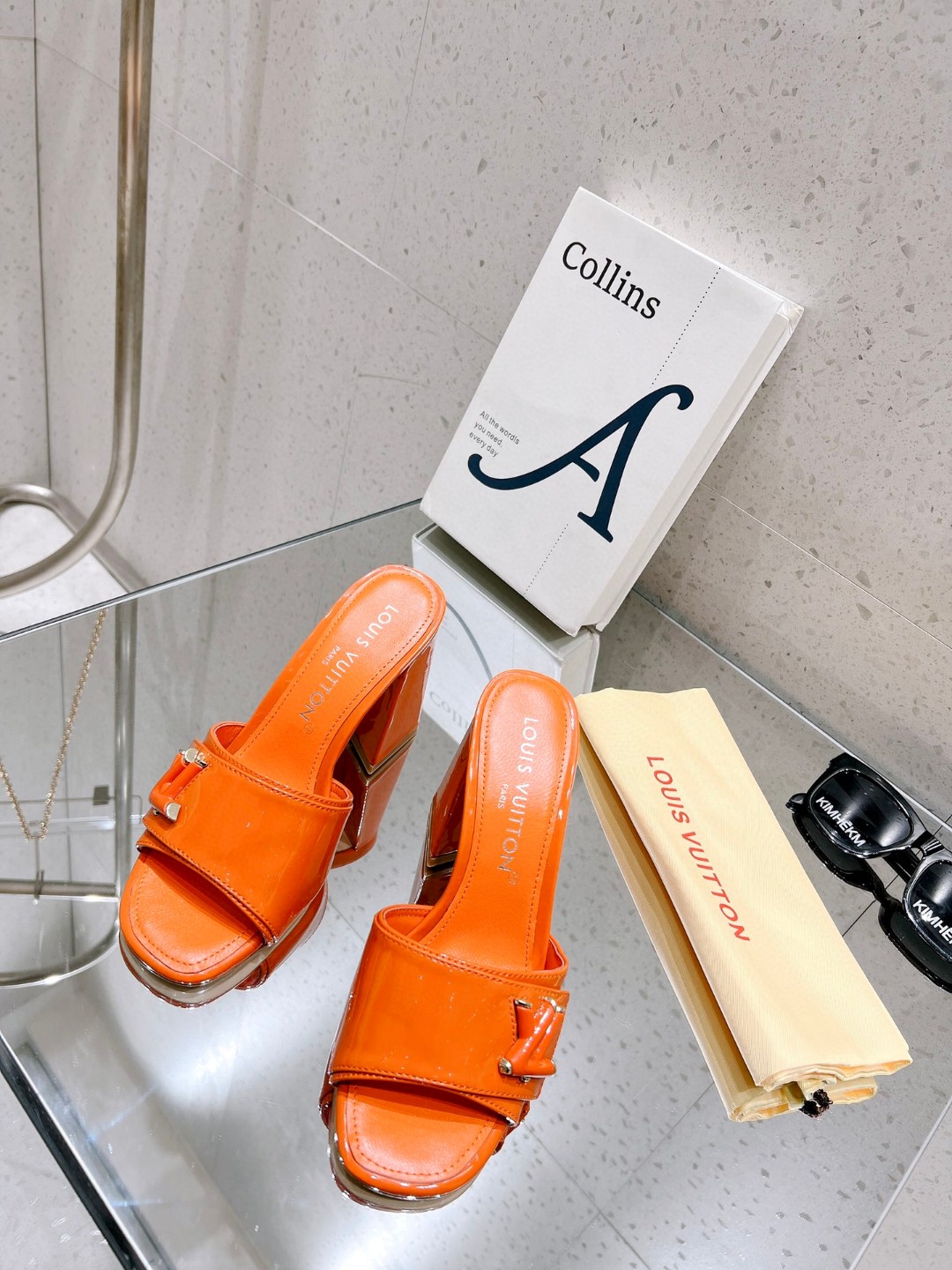 Louis Vuitton Shake Mule Orange For Women