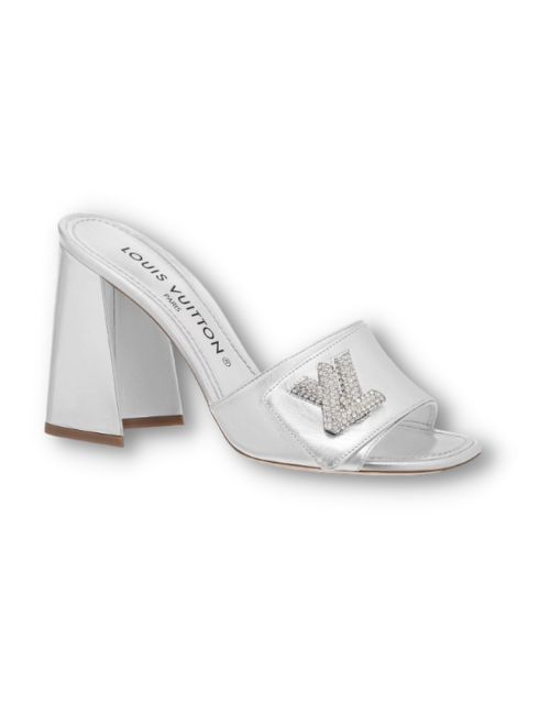 Louis Vuitton Shake Mule Silver For Women 1AB1K9