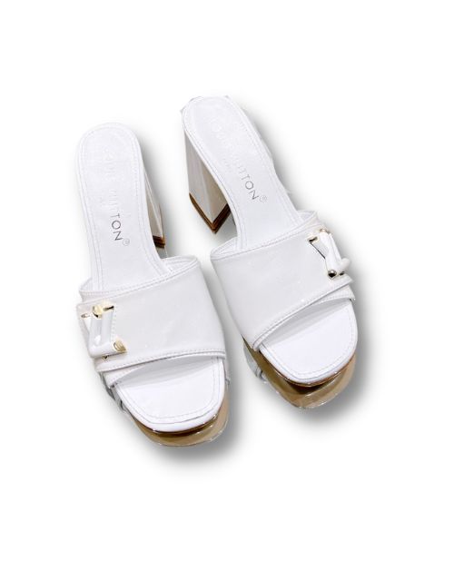Louis Vuitton Shake Mule White For Women