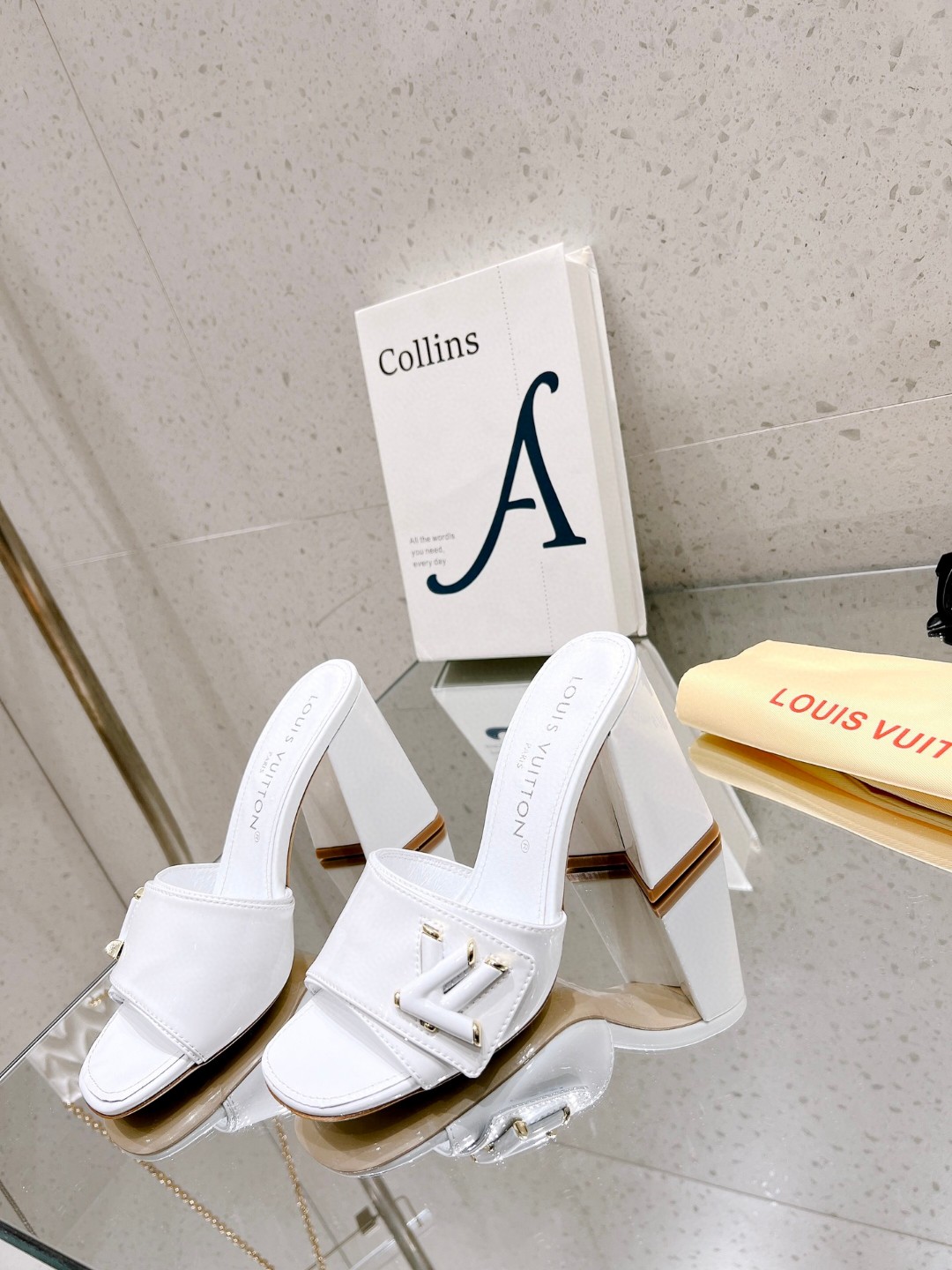 Louis Vuitton Shake Mule White For Women