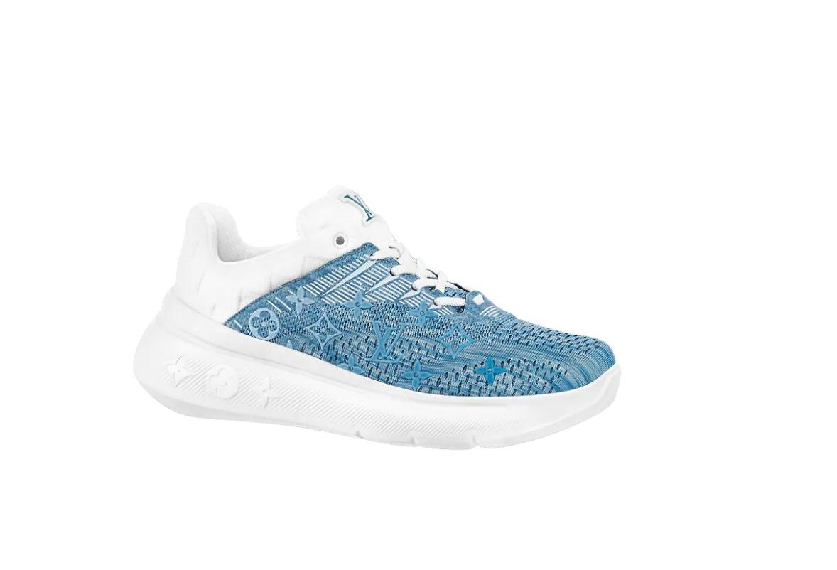Louis Vuitton Show Up Sneaker Blue For Men 1AA48E