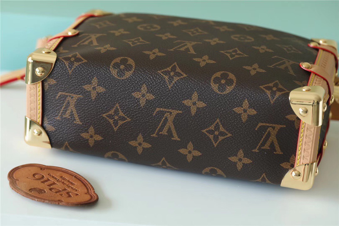Louis Vuitton Side Trunk PM Monogram Canvas For Women, Women’s Bags, Shoulder And Crossbody Bags 8.3in/21cm LV 