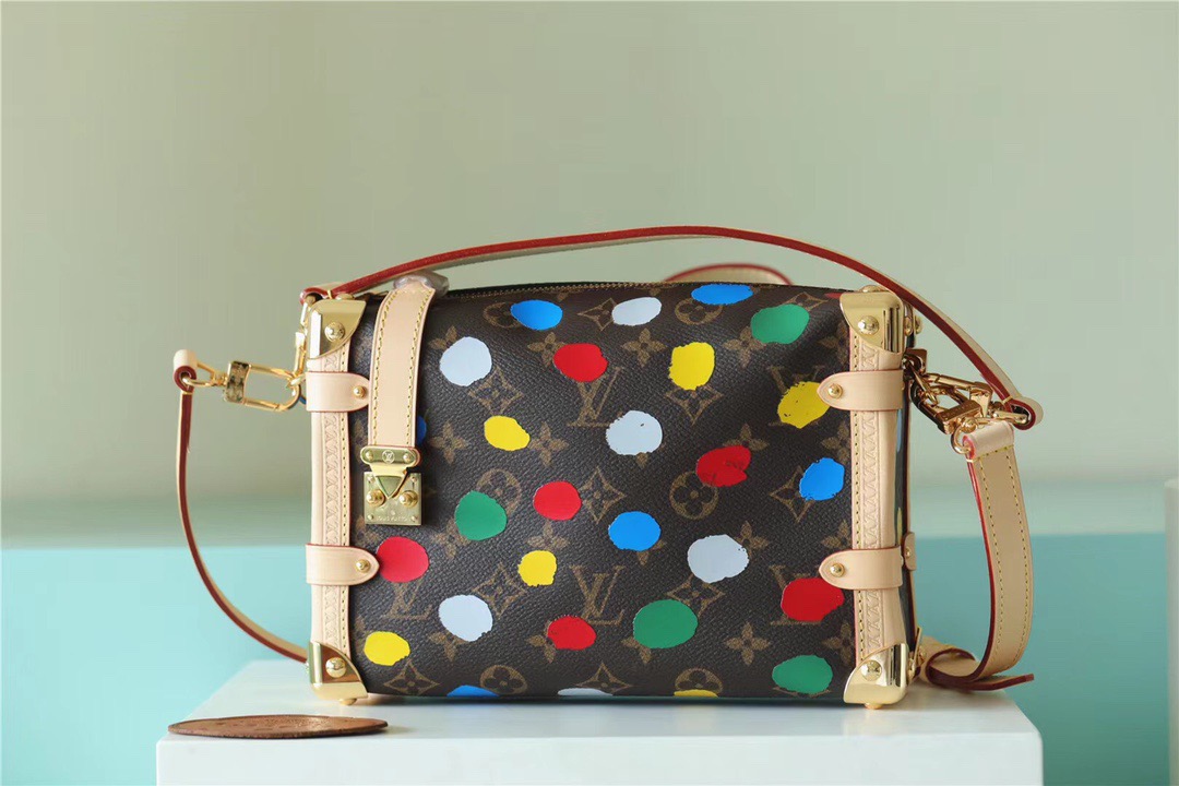 Louis Vuitton Side Trunk PM Monogram Canvas For Women, Women’s Bags, Shoulder And Crossbody Bags 8.3in/21cm LV