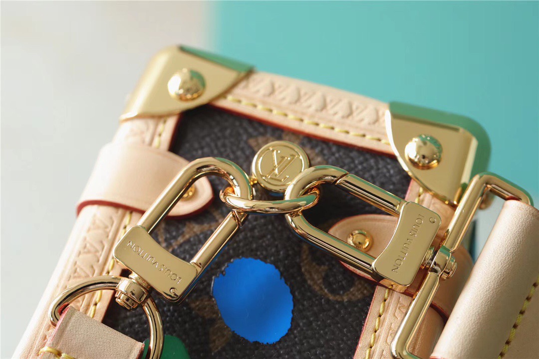 Louis Vuitton Side Trunk PM Monogram Canvas For Women, Women’s Bags, Shoulder And Crossbody Bags 8.3in/21cm LV