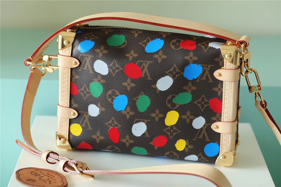 Louis Vuitton Side Trunk PM Monogram Canvas For Women, Women’s Bags, Shoulder And Crossbody Bags 8.3in/21cm LV