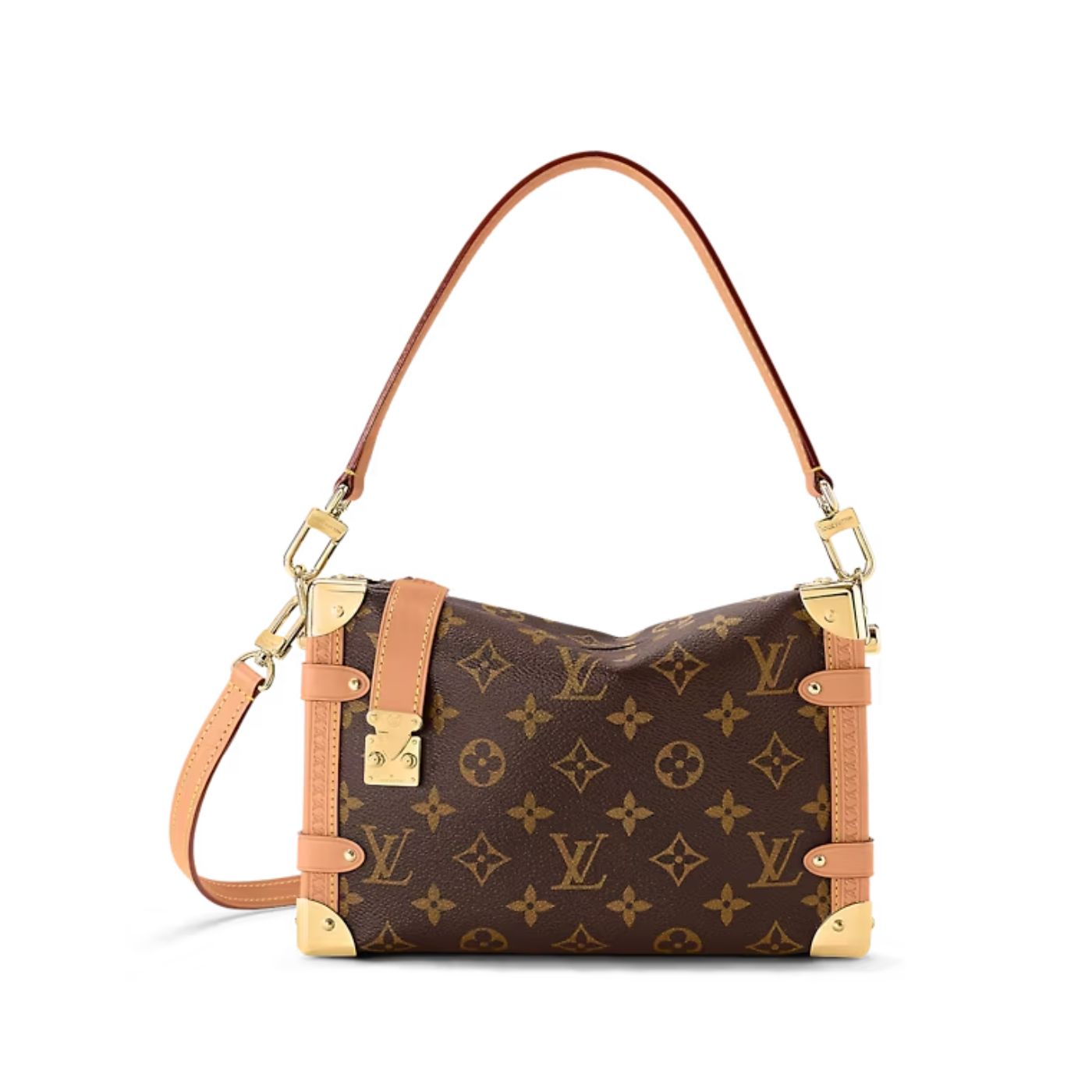 Louis Vuitton Side Trunk PM Bag Brown For Women 21cm / 8.3in