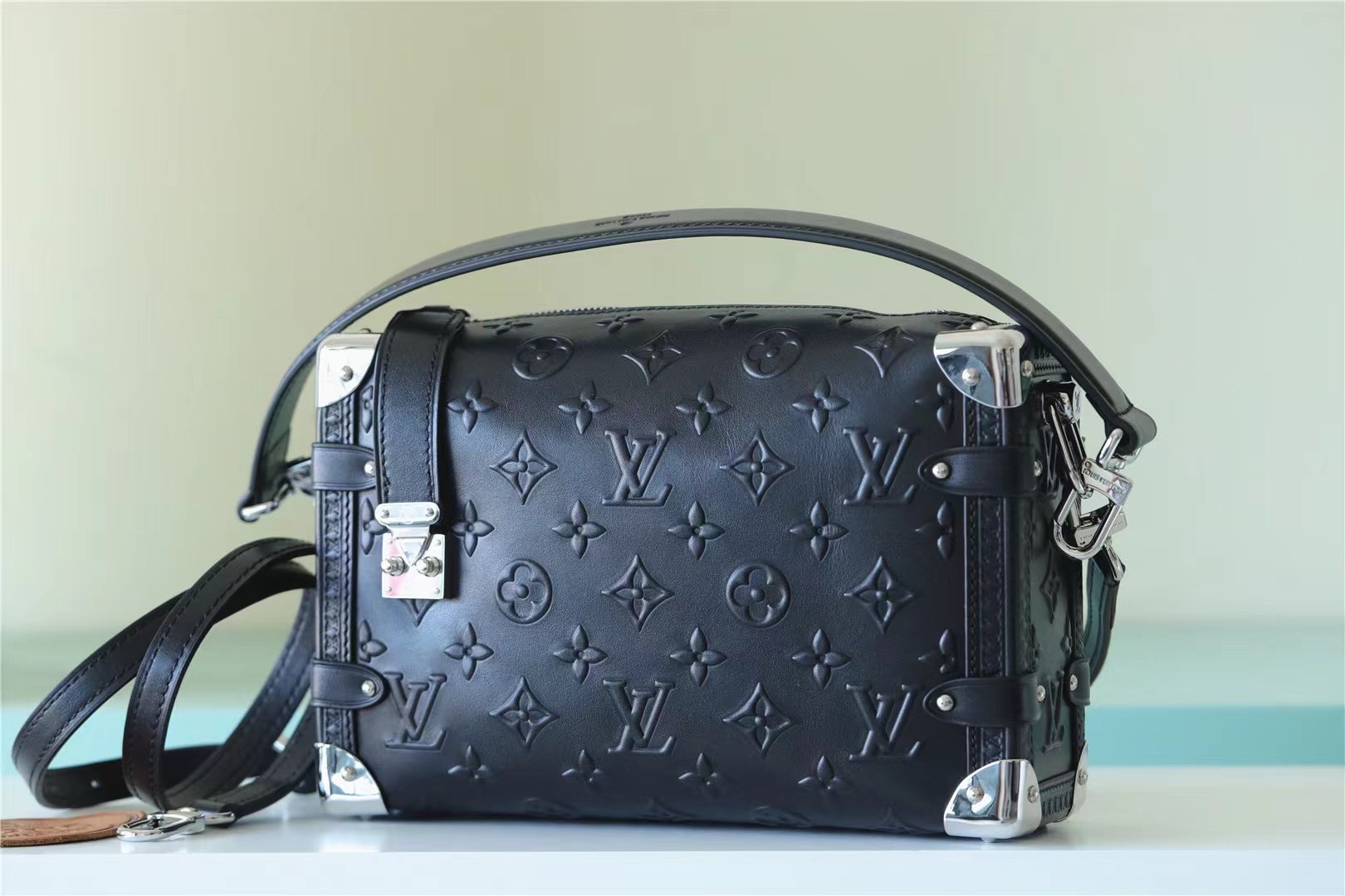 Louis Vuitton Side Trunk Shouder Bags Black/Brown By Nicolas Ghesqui?re For Women 8.3in/21cm