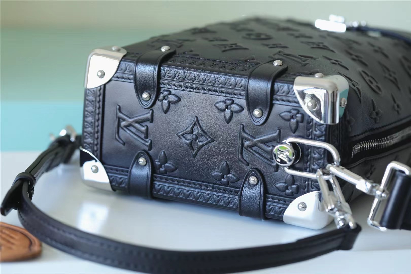 Louis Vuitton Side Trunk Shouder Bags Black/Brown By Nicolas Ghesqui?re For Women 8.3in/21cm