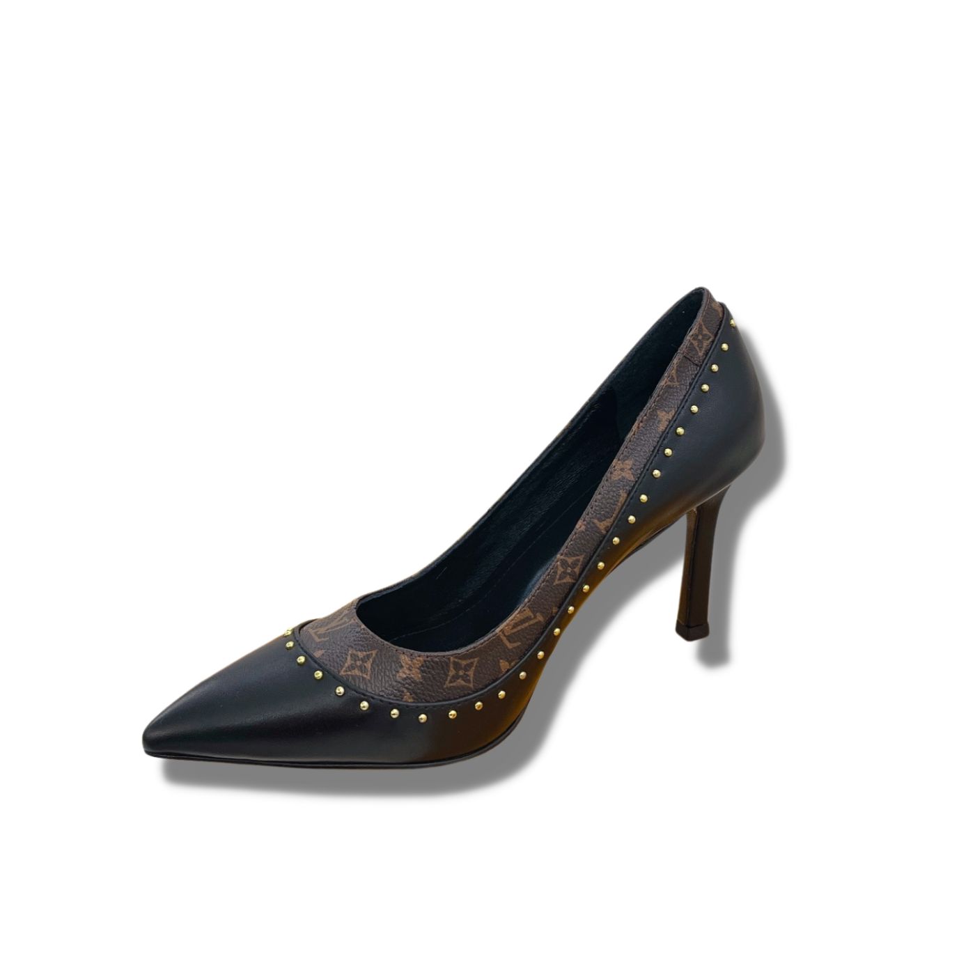 Louis Vuitton Signature Pump Black For Women 9.5/3.7in 1AACFB