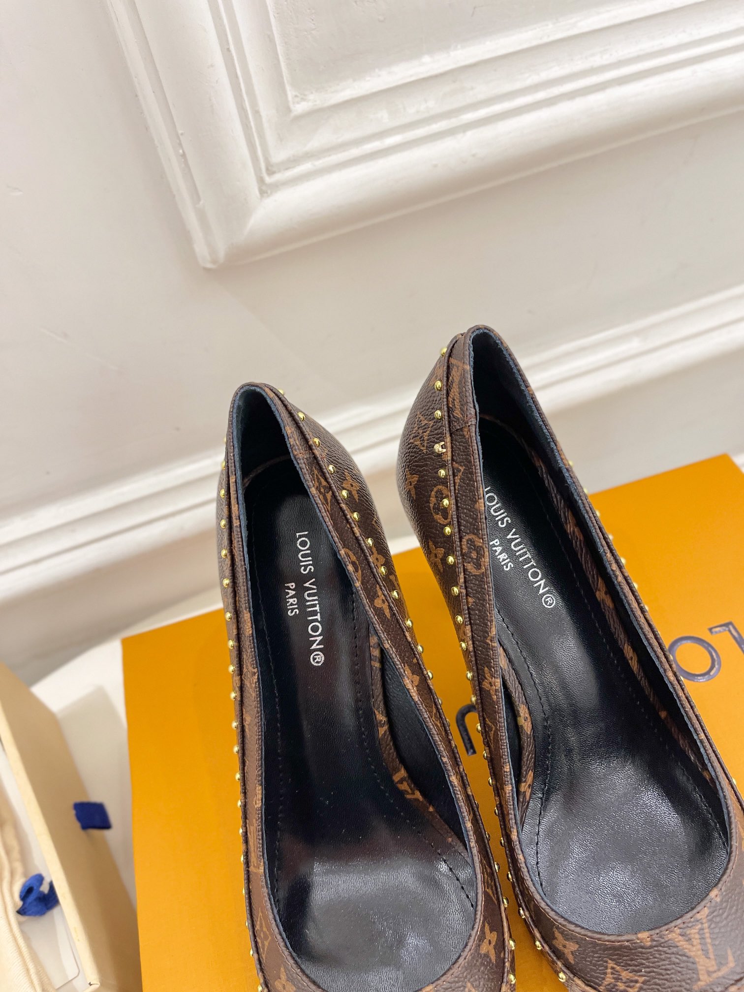 Louis Vuitton Signature Pump Brown For Women 9.5/3.7in