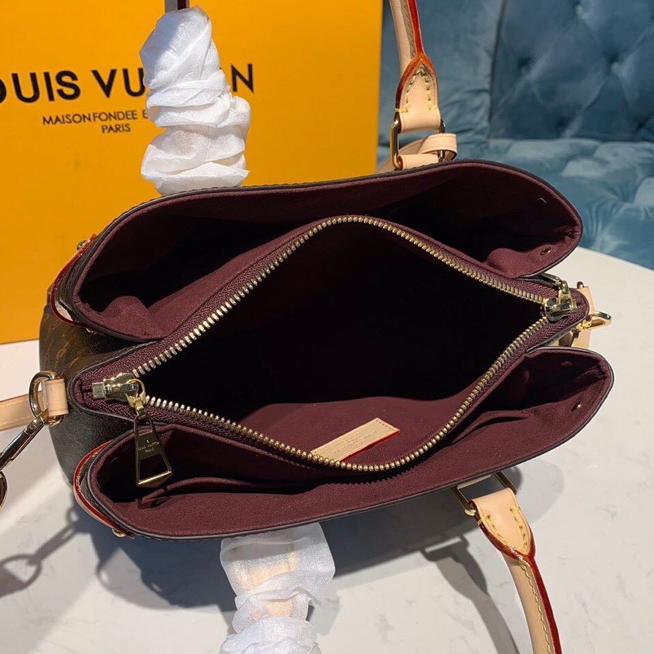 Louis Vuitton Soufflot BB Monogram Canvas For Women, Women’s Handbags, Shoulder And Crossbody Bags 11.4in/29cm