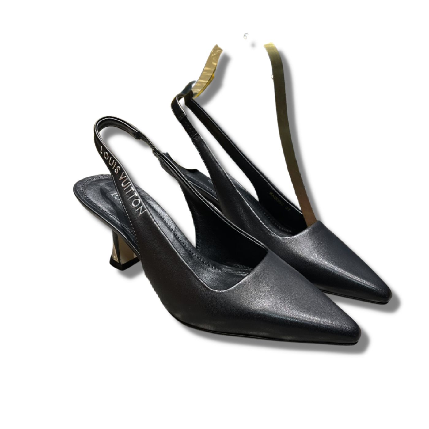 Louis Vuitton Sparkle Slingback Pump Black For Women 1AB0MT