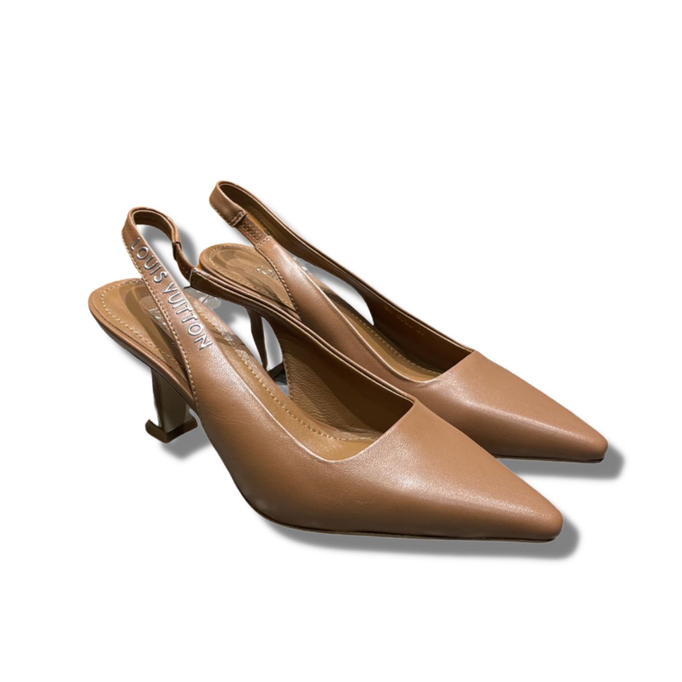 Louis Vuitton Sparkle Slingback Pump Brown For Women