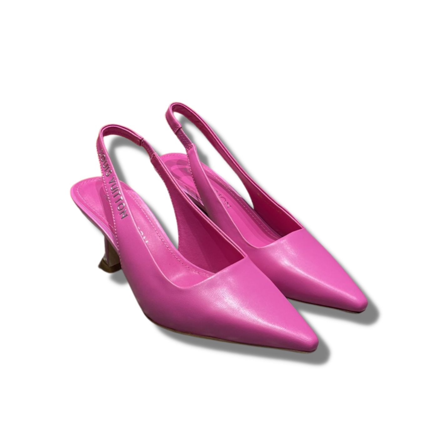 Louis Vuitton Sparkle Slingback Pump Pink For Women