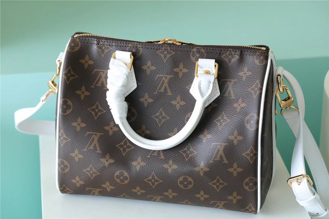 Louis Vuitton Speedy Bandoulière Bag 25 Classic Monogram Canvas For Women Brown 9.8in/25cm
