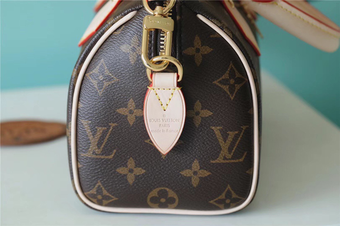 Louis Vuitton Speedy Bandouliere 20 Monogram Canvas Black For Women, Women’s Handbags, Shoulder And Crossbody Bags 20cm/7.9in