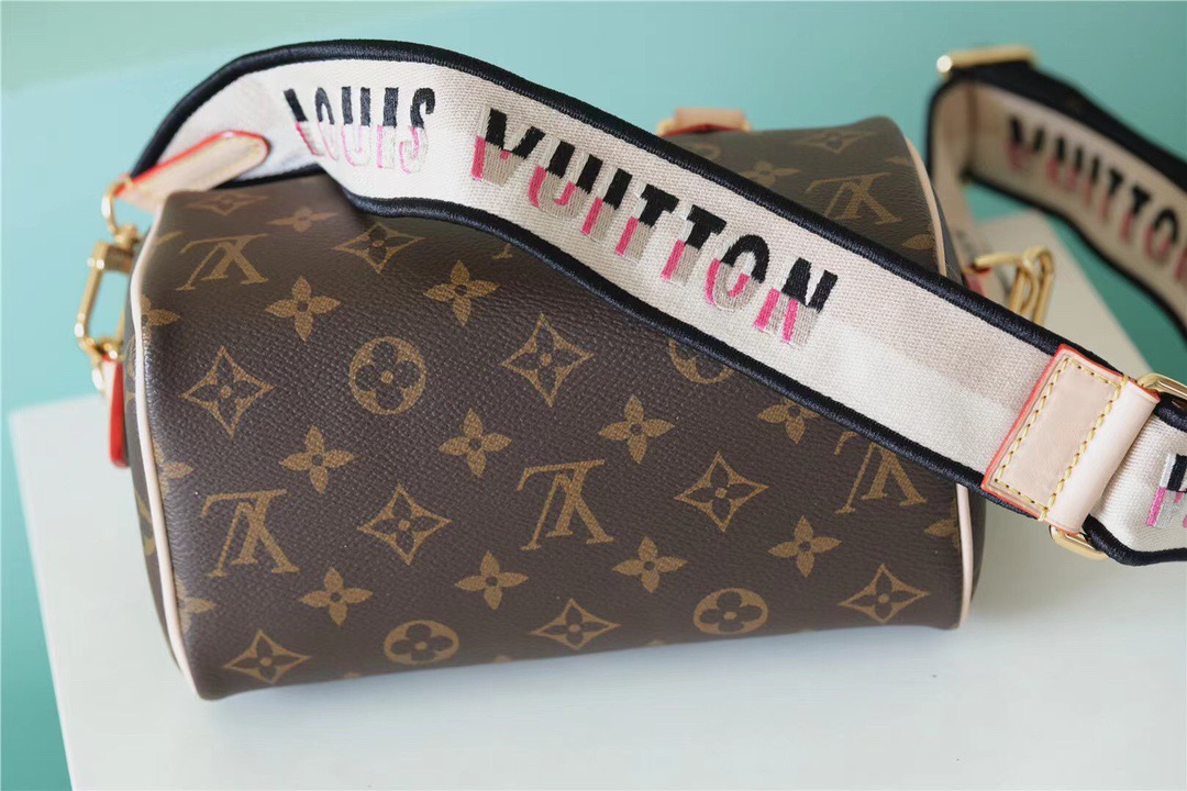 Louis Vuitton Speedy Bandouliere 20 Monogram Canvas Black For Women, Women’s Handbags, Shoulder And Crossbody Bags 20cm/7.9in